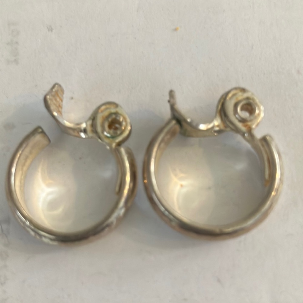 Small hoop earrings